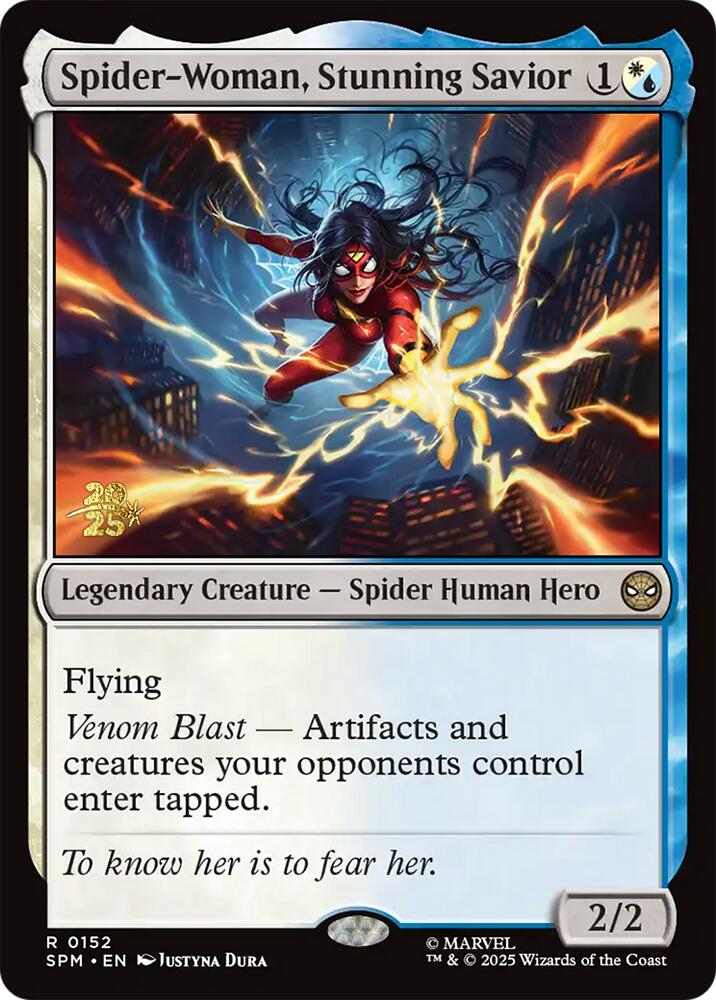 Spider-Woman, Stunning Savior [Marvel's Spider-Man Prerelease Promos] | Good Games Cannington