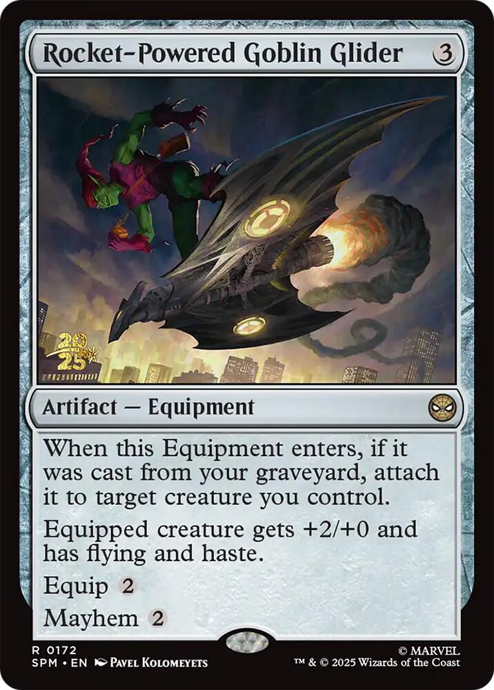 Rocket-Powered Goblin Glider [Marvel's Spider-Man Prerelease Promos] | Good Games Cannington