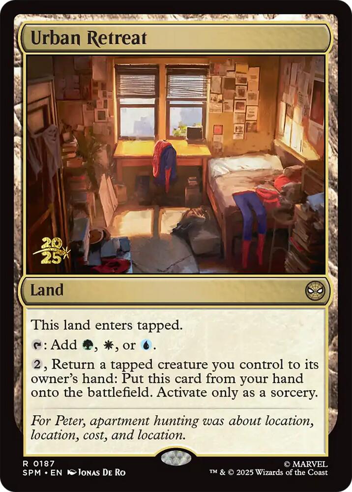 Urban Retreat [Marvel's Spider-Man Prerelease Promos] | Good Games Cannington