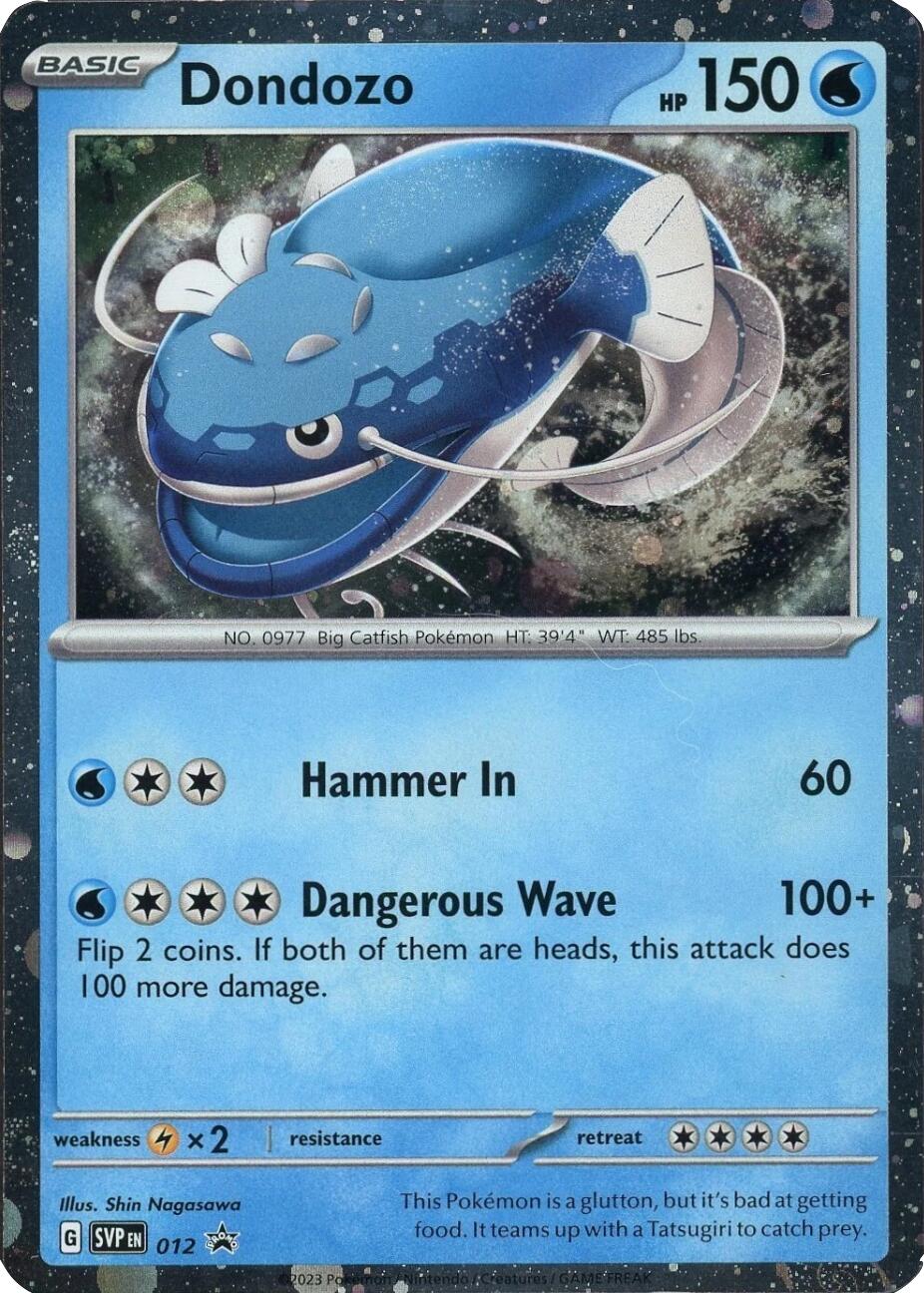 Dondozo (012) (Cosmos Holo) [Scarlet & Violet: Black Star Promos] | Good Games Cannington