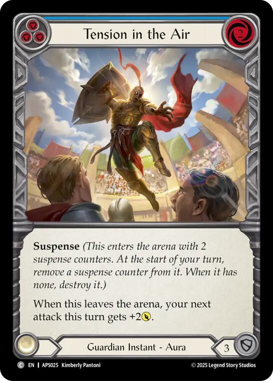 Tension in the Air (Blue) [APS025] (Armory Deck: Pleiades) | Good Games Cannington