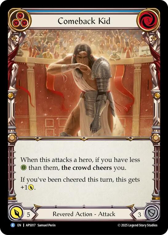 Comeback Kid (Blue) [APS017] (Armory Deck: Pleiades) | Good Games Cannington