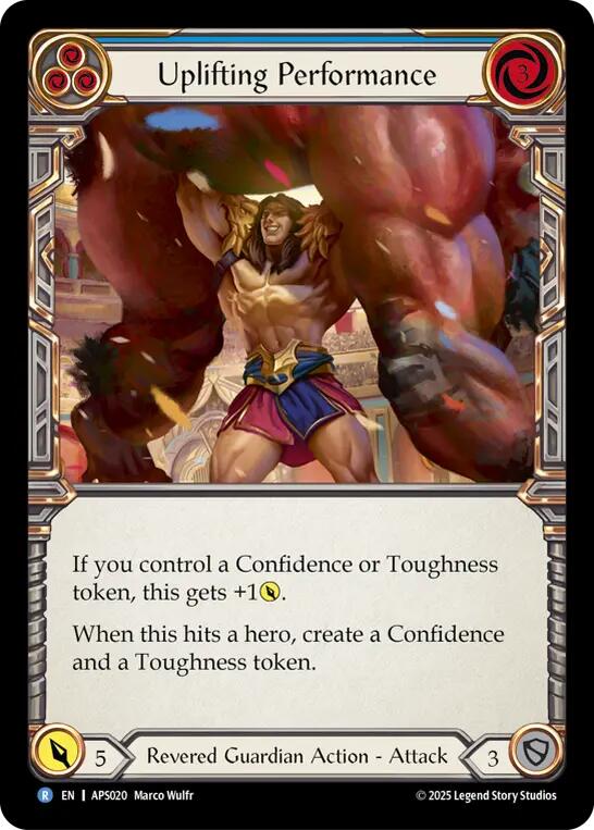 Uplifting Performance [APS020] (Armory Deck: Pleiades) | Good Games Cannington