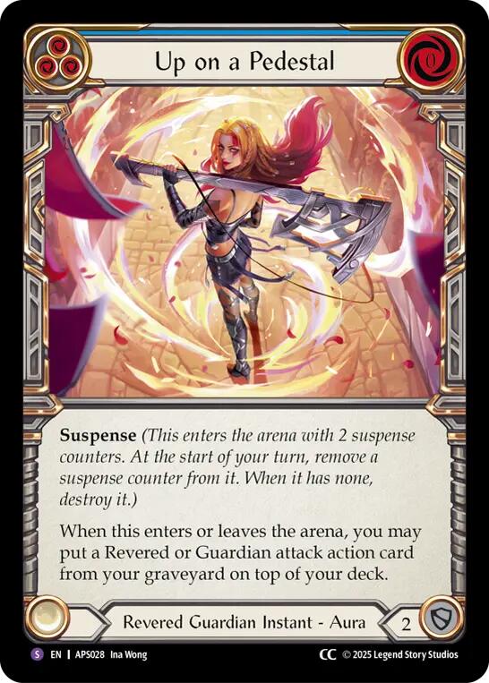 Up on a Pedestal [APS028] (Armory Deck: Pleiades) | Good Games Cannington