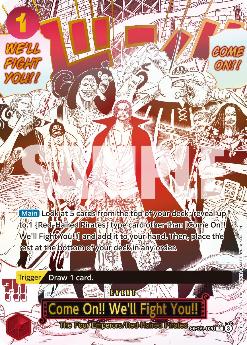 Come On!! We'll Fight You!! (Alternate Art) [Premium Booster -The Best- Vol. 2] | Good Games Cannington