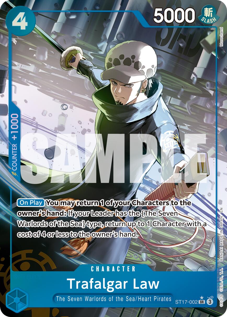 Trafalgar Law (ST17-002) (Alternate Art) [Premium Booster -The Best- Vol. 2] | Good Games Cannington