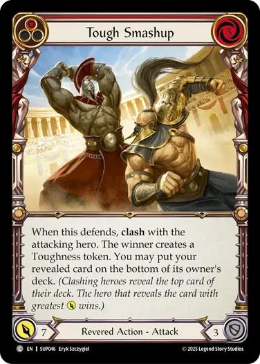 Tough Smashup (Red) [SUP046] (Super Slam)  Rainbow Foil | Good Games Cannington