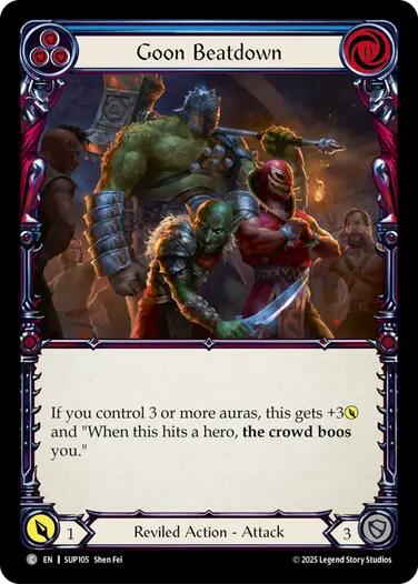 Goon Beatdown [SUP105] (Super Slam)  Rainbow Foil | Good Games Cannington