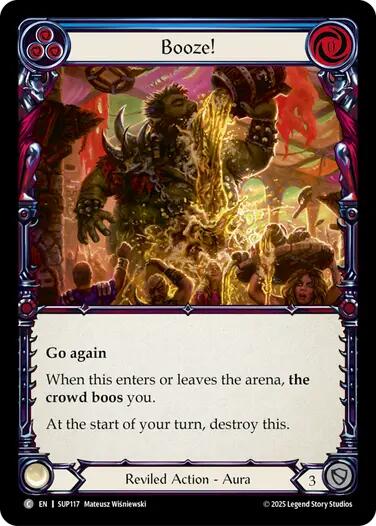 Booze! [SUP117] (Super Slam)  Rainbow Foil | Good Games Cannington