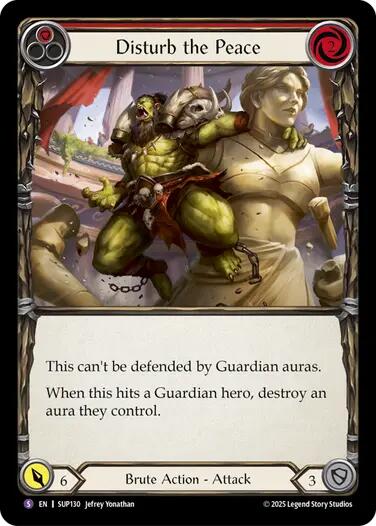 Disturb the Peace [SUP130] (Super Slam)  Rainbow Foil | Good Games Cannington