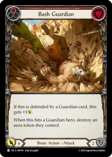 Bash Guardian [SUP141] (Super Slam)  Rainbow Foil | Good Games Cannington