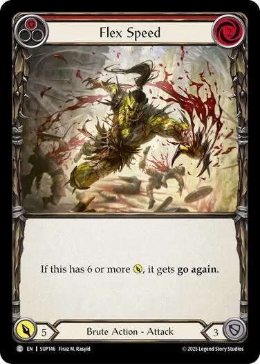 Flex Speed (Red) [SUP146] (Super Slam) | Good Games Cannington