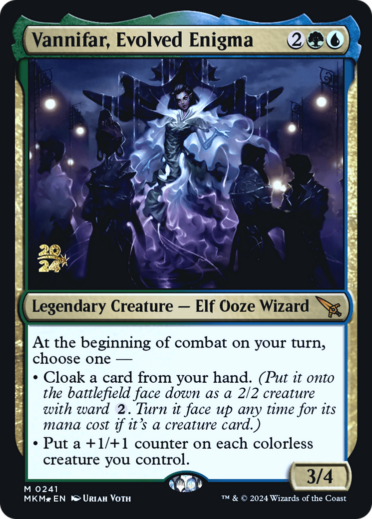 Vannifar, Evolved Enigma [Murders at Karlov Manor Prerelease Promos] | Good Games Cannington
