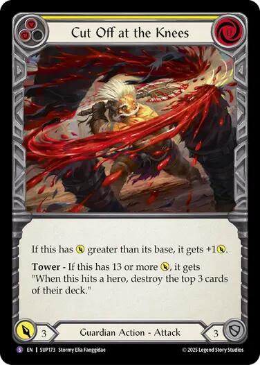 Cut Off at the Knees [SUP173] (Super Slam)  Rainbow Foil | Good Games Cannington