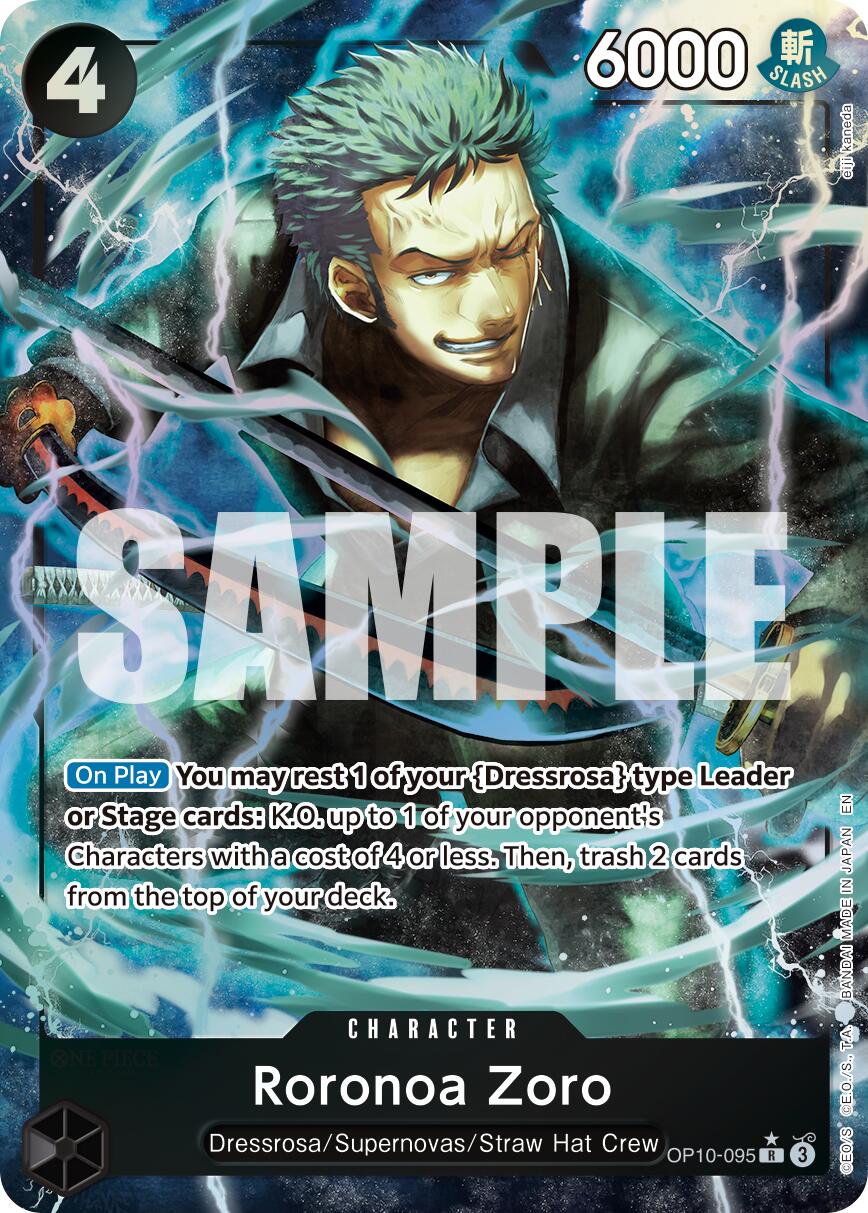 Roronoa Zoro (OP10-095) (Alternate Art) [Premium Booster -The Best- Vol. 2] | Good Games Cannington