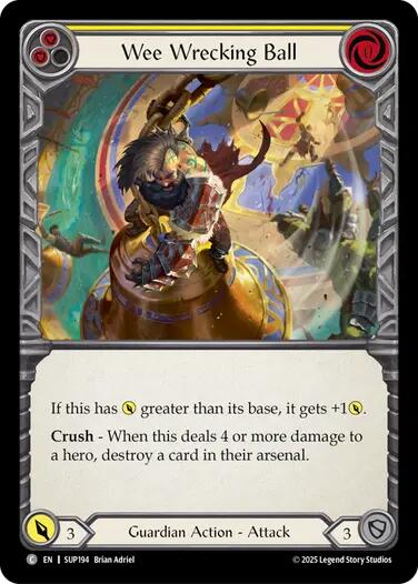 Wee Wrecking Ball [SUP194] (Super Slam)  Rainbow Foil | Good Games Cannington