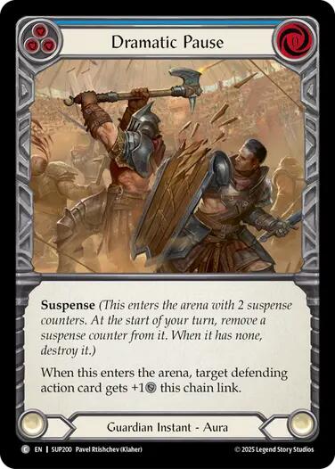 Dramatic Pause (Blue) [SUP200] (Super Slam) | Good Games Cannington