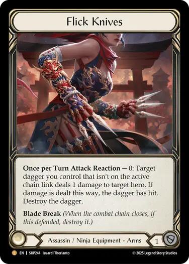 Flick Knives [SUP244] (Super Slam)  Rainbow Foil | Good Games Cannington