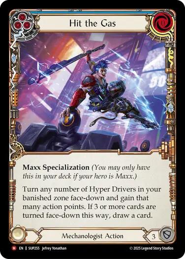 Hit the Gas [SUP255] (Super Slam)  Rainbow Foil | Good Games Cannington