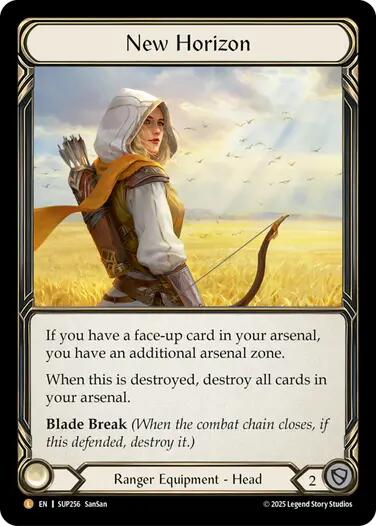 New Horizon [SUP256] (Super Slam)  Rainbow Foil | Good Games Cannington