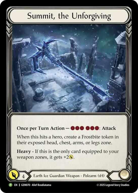 Summit, the Unforgiving [GEM070] (GEM Pack 3)  Cold Foil | Good Games Cannington