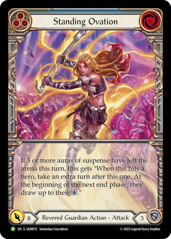 Standing Ovation [GEM072] (GEM Pack 3)  Cold Foil | Good Games Cannington