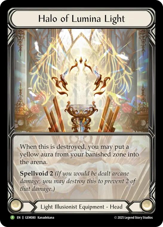Halo of Lumina Light [GEM080] (GEM Pack 3)  Rainbow Foil | Good Games Cannington
