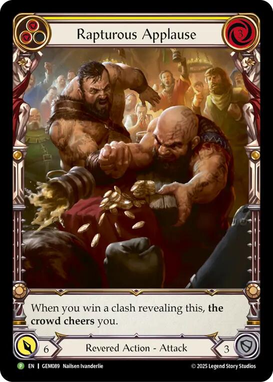 Rapturous Applause [GEM089] (GEM Pack 3)  Rainbow Foil | Good Games Cannington