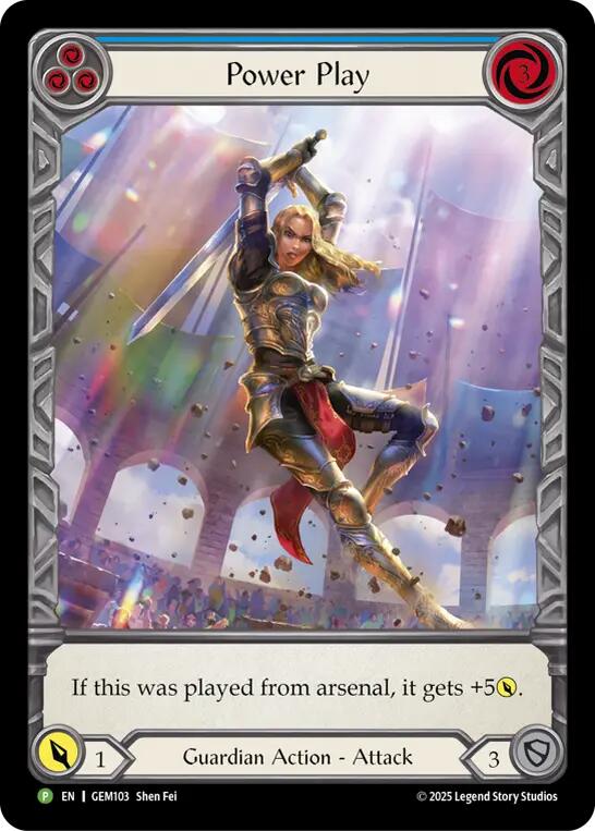 Power Play [GEM103] (GEM Pack 3)  Rainbow Foil | Good Games Cannington