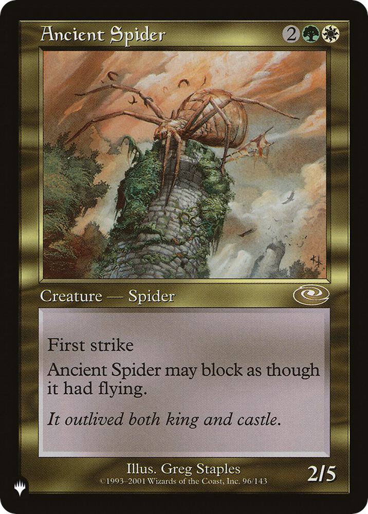 Ancient Spider 96/143 (The List Reprints)  | Good Games Cannington