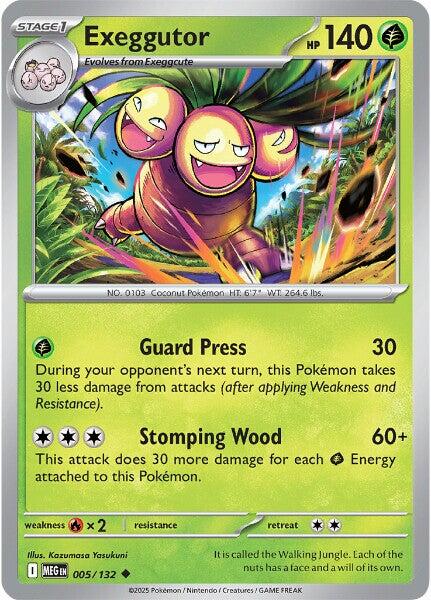 Exeggutor (005/132) [Mega Evolutions: Base Set] | Good Games Cannington