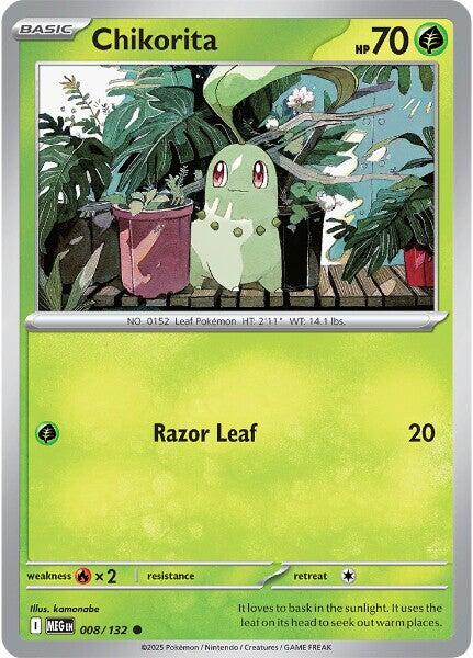 Chikorita (008/132) [Mega Evolution: Base Set] | Good Games Cannington