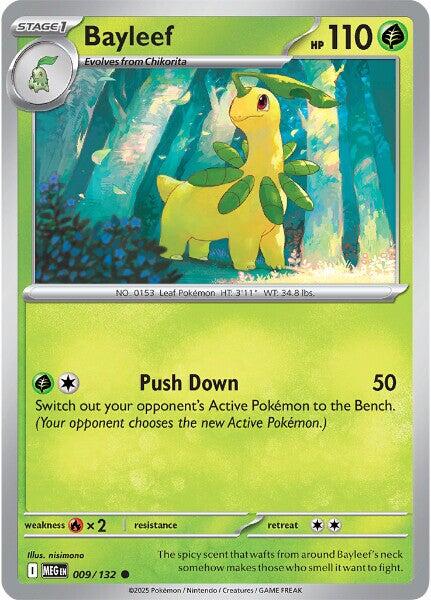 Bayleef (009/132) [Mega Evolution: Base Set] | Good Games Cannington