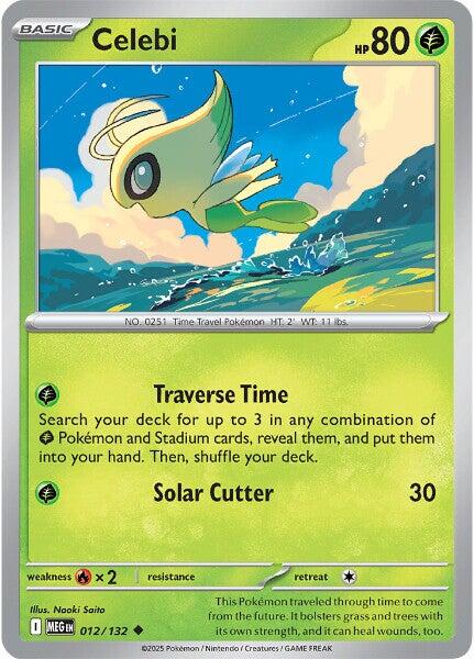 Celebi (012/132) [Mega Evolution: Base Set] | Good Games Cannington