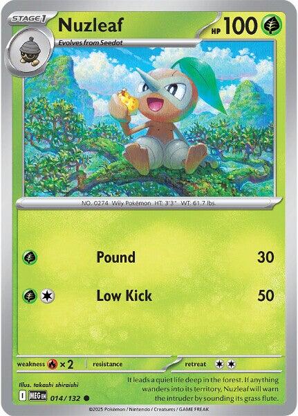 Nuzleaf (014/132) [Mega Evolutions: Base Set] | Good Games Cannington