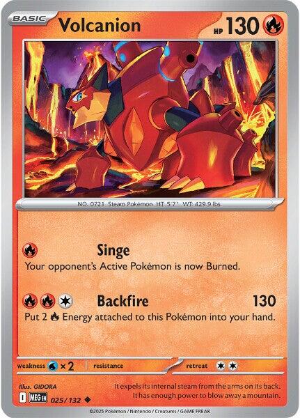 Volcanion (025/132) [Mega Evolution: Base Set] | Good Games Cannington