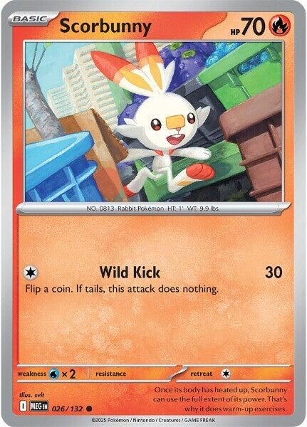 Scorbunny (026/132) [Mega Evolutions: Base Set] | Good Games Cannington
