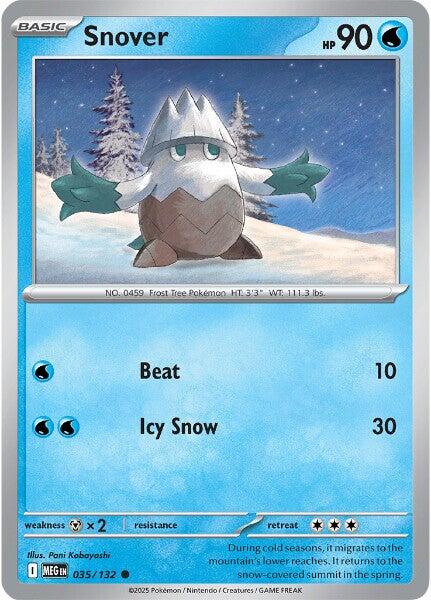 Snover (035/132) [Mega Evolution: Base Set] | Good Games Cannington