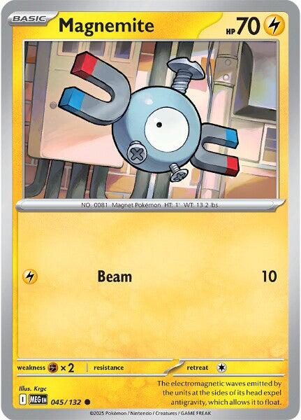 Magnemite (045/132) [Mega Evolution: Base Set] | Good Games Cannington