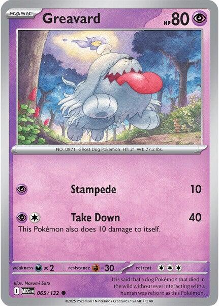 Greavard (065/132) [Mega Evolutions: Base Set] | Good Games Cannington