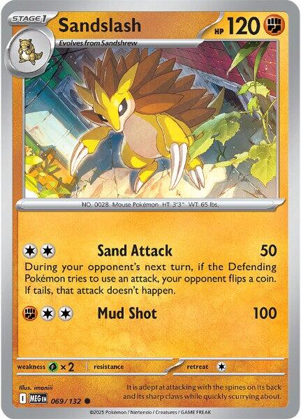 Sandslash (069/132) [Mega Evolution: Base Set] | Good Games Cannington
