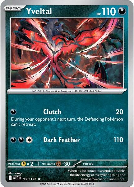 Yveltal (088/132) [Mega Evolutions: Base Set] | Good Games Cannington