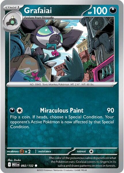 Grafaiai (092/132) [Mega Evolutions: Base Set] | Good Games Cannington
