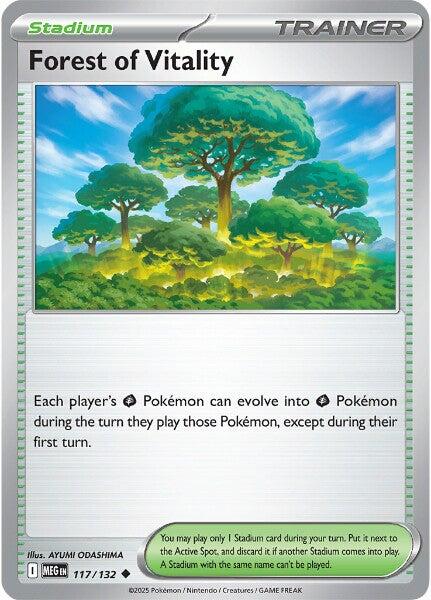 Forest of Vitality (117/132) [Mega Evolution: Base Set] | Good Games Cannington