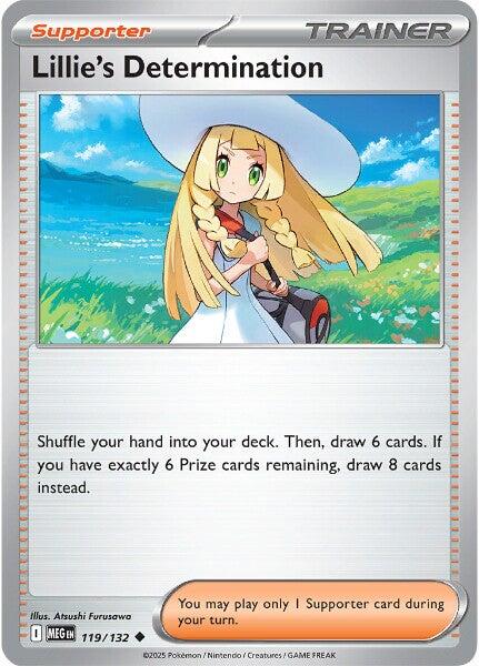 Lillie's Determination (119/132) [Mega Evolutions: Base Set] | Good Games Cannington