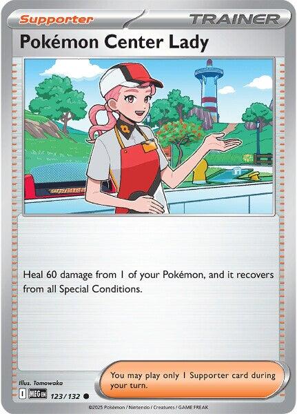 Pokemon Center Lady (123/132) [Mega Evolution: Base Set] | Good Games Cannington