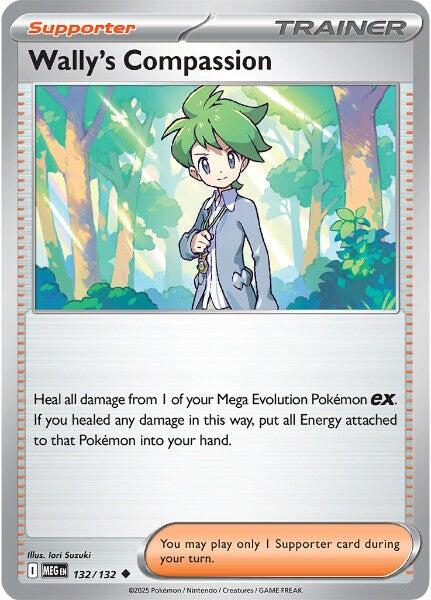 Wally's Compassion (132/132) [Mega Evolution: Base Set] | Good Games Cannington