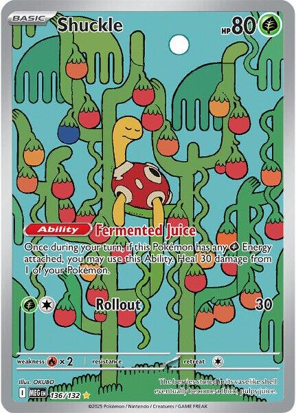 Shuckle (136/132) [Mega Evolution: Base Set] | Good Games Cannington