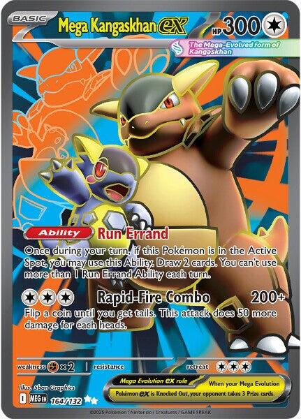 Mega Kangaskhan ex (164/132) [Mega Evolutions: Base Set] | Good Games Cannington
