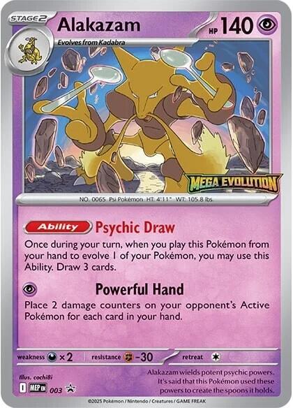 Alakazam (003) [Mega Evolutions Promo] | Good Games Cannington